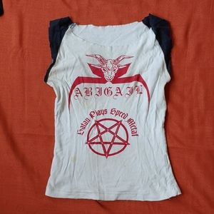 Abigail speed metal band shirt DIY